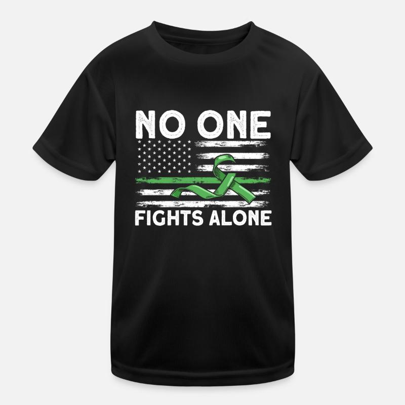 No One Fights Alone Kids Functional T-Shirt
