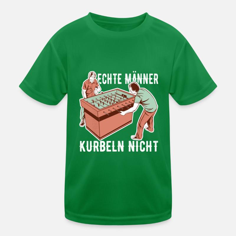 Tischfussball Tischkicker Kinder Funktions-T-Shirt