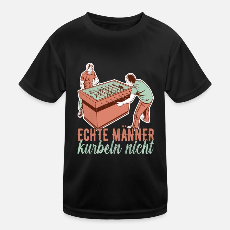 Tischfussball Tischkicker Kinder Funktions-T-Shirt