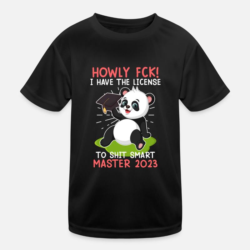 Master 2023 Lizenz zum Klugscheißen Kinder Funktions-T-Shirt
