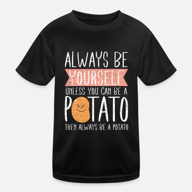Kartoffel Geschenk Kinder Funktions-T-Shirt