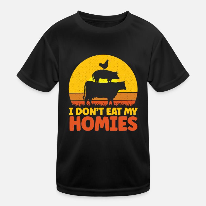 Je ne mange pas mes amis T-shirt sport Enfant