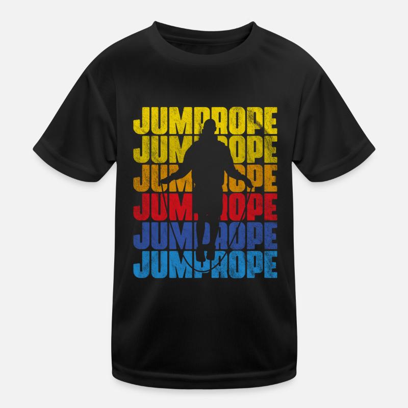 Expert Rope Jumper - Retro Cardio Exercise T-shirt sport Enfant