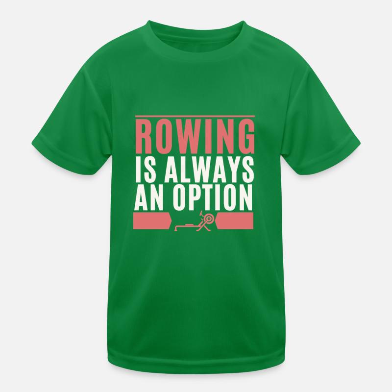Erg Ergometer And Rowing Exercise Machine Rowing Kinder Funktions-T-Shirt