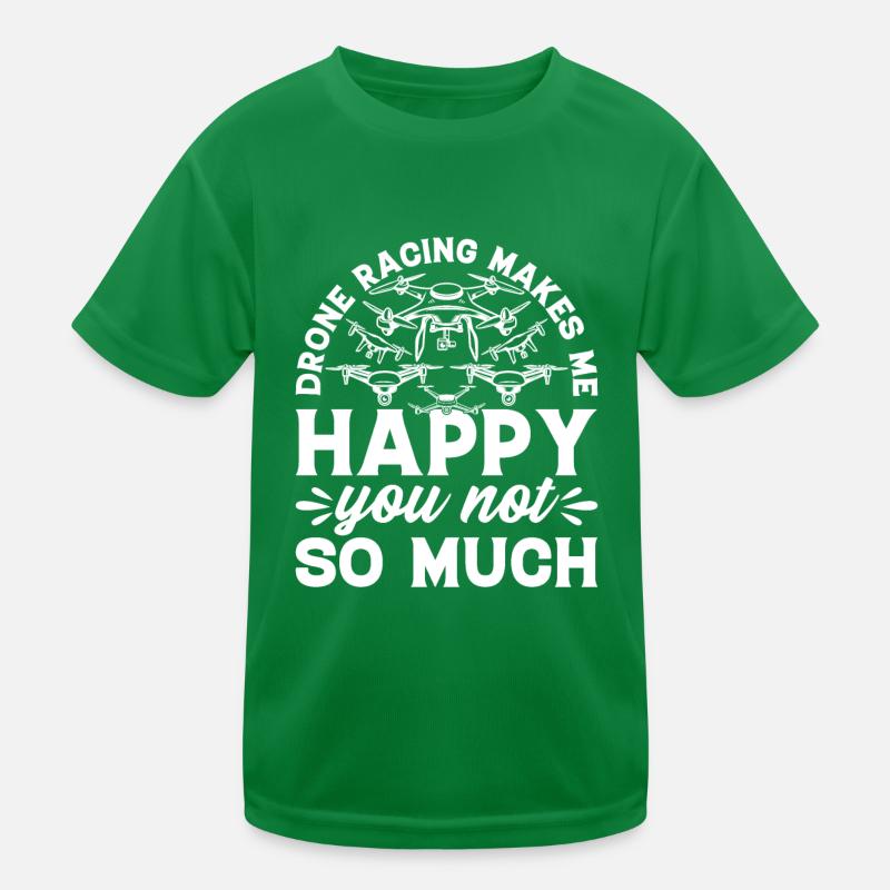 Les courses de drones ne me rendent pas tellement heureux - Dron T-shirt sport Enfant