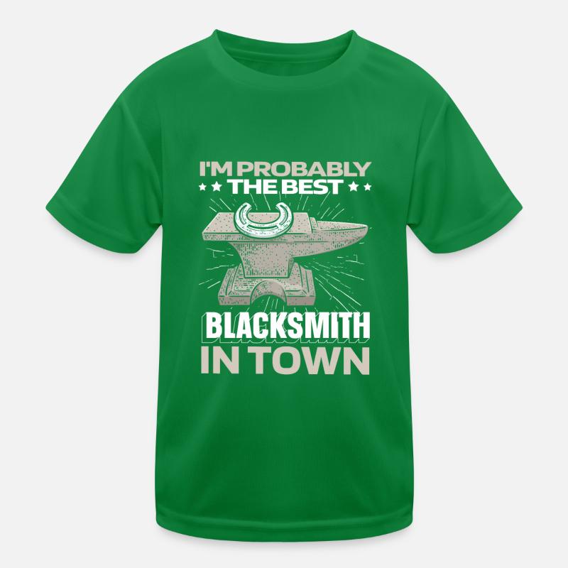 Enclume de forgeron métallurgiste T-shirt sport Enfant