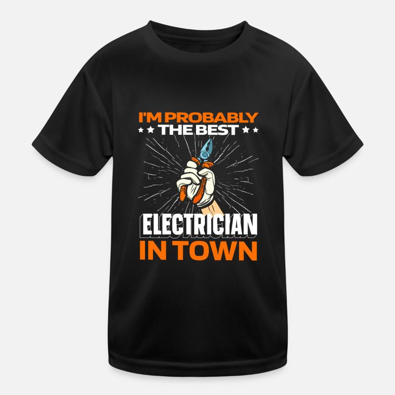 Électricien Technicien en électronique pinces T-shirt sport Enfant