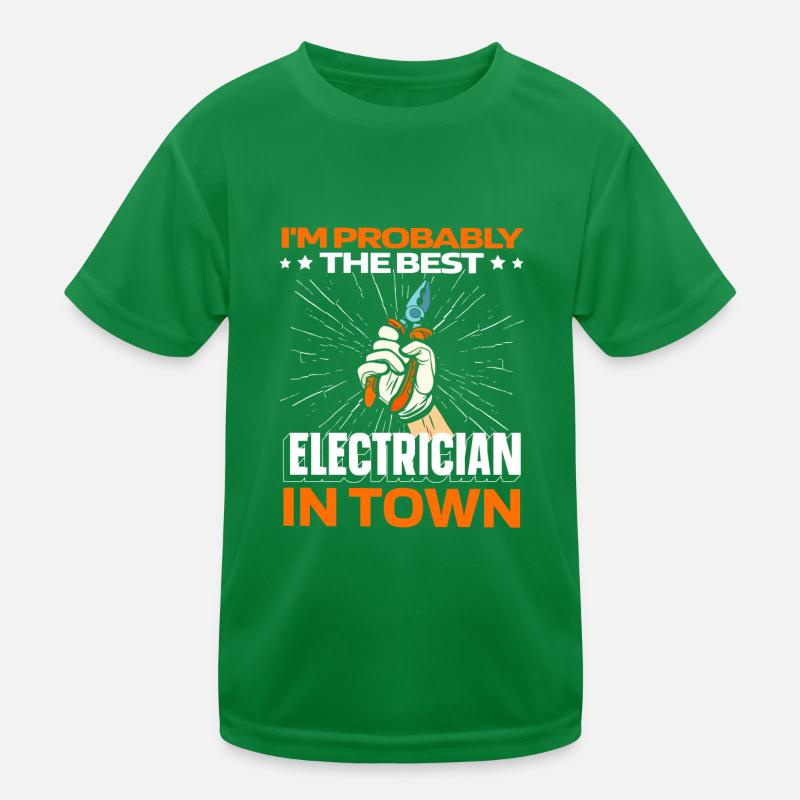 Electrician Electronics technician pliers Kids Functional T-Shirt