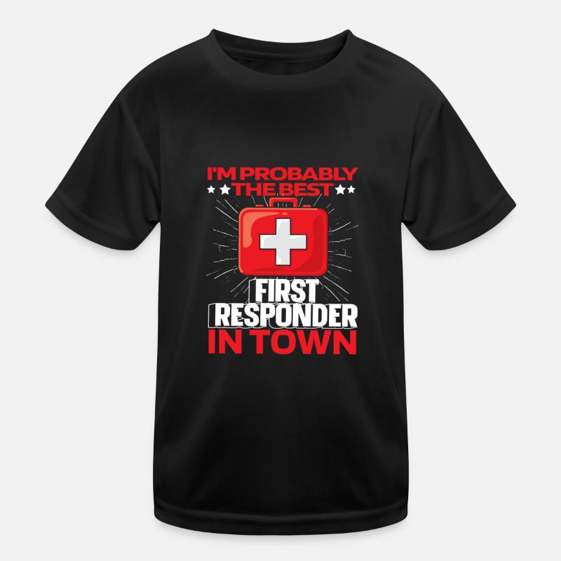 Ambulance Service Paramedic Paramedic Kids Functional T-Shirt