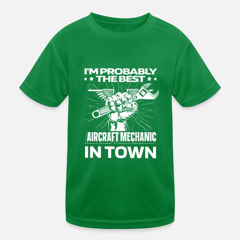 Clé du mécanicien d’aéronef T-shirt sport Enfant