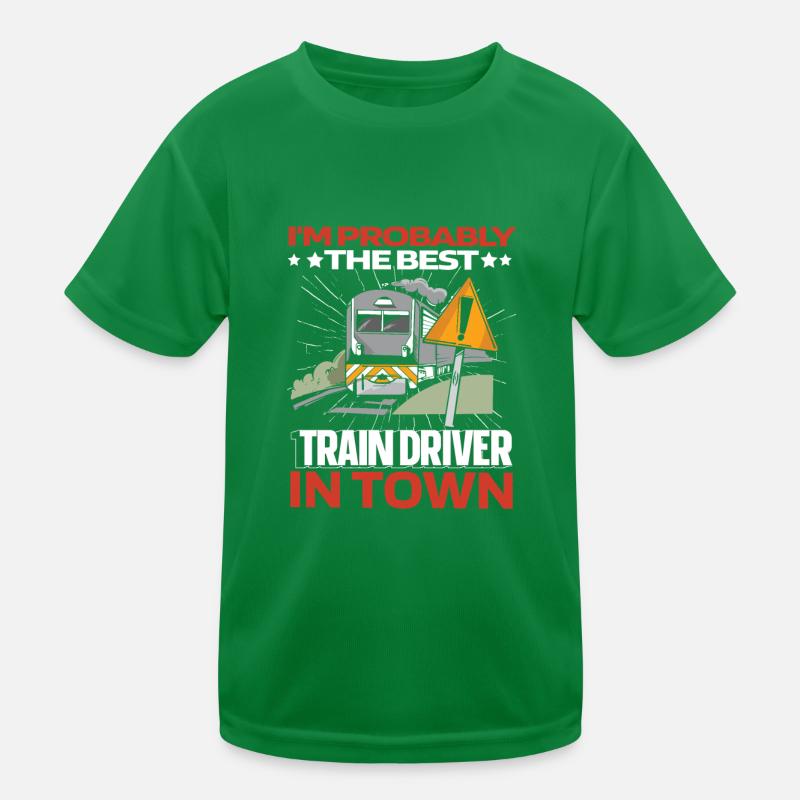 Conducteur de train Lustig T-shirt sport Enfant