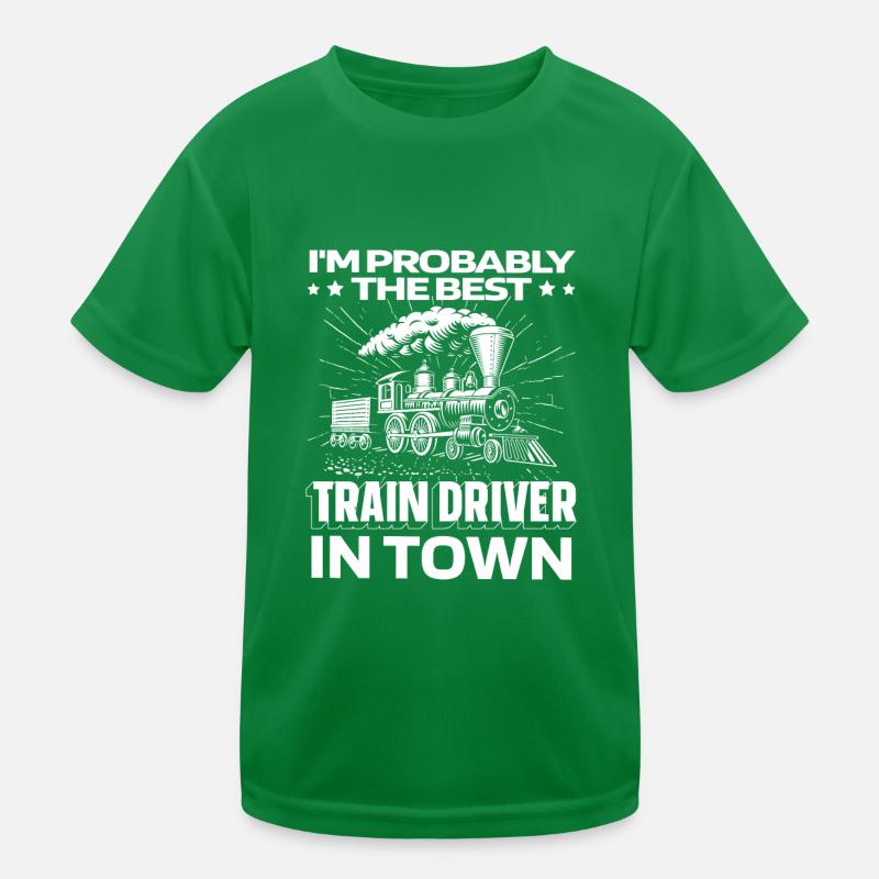 Conducteur de train Lustig T-shirt sport Enfant