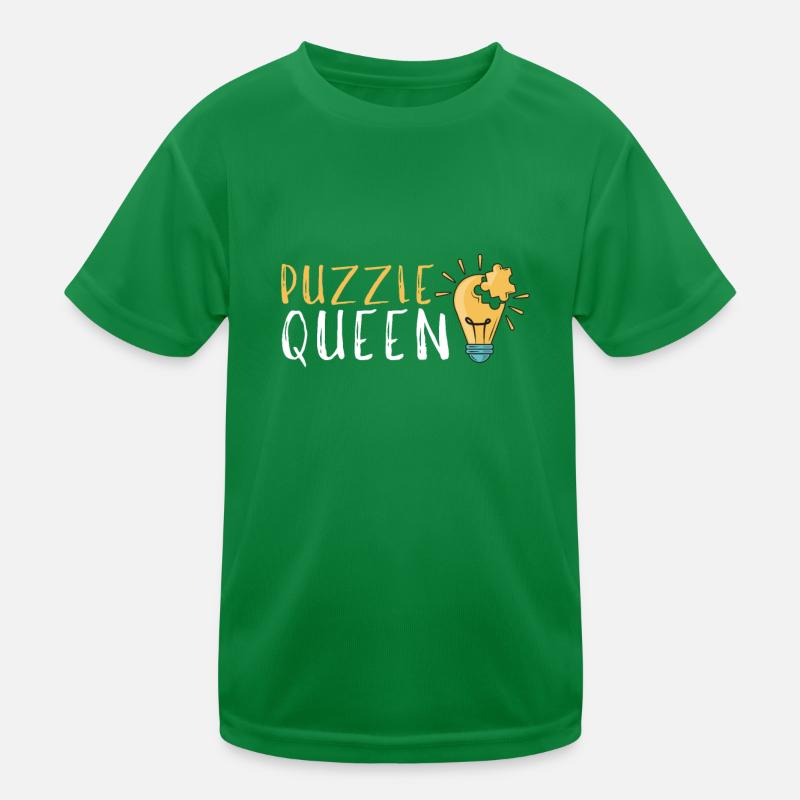 Puzzle Queen - Je passe devant mon heure de coucher T-shirt sport Enfant