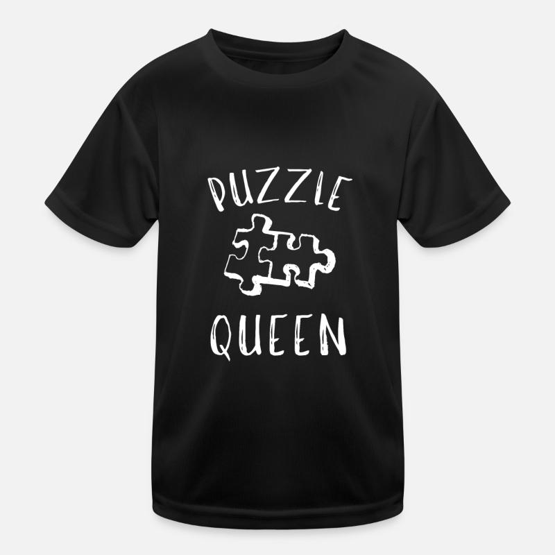 Puzzle Queen - Je passe devant mon heure de coucher T-shirt sport Enfant