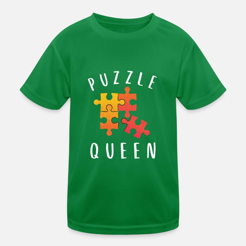 Puzzle Queen - Je passe devant mon heure de coucher T-shirt sport Enfant