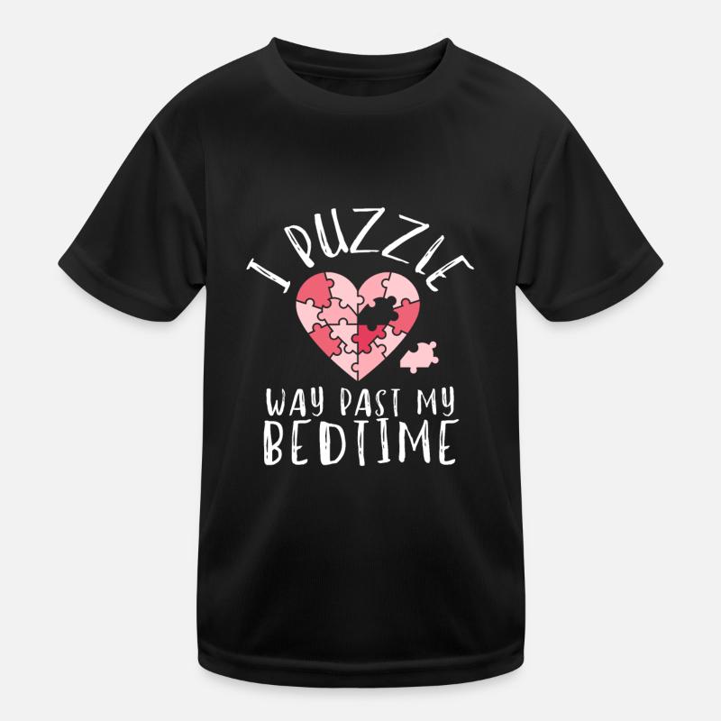 Puzzle Queen - Je passe devant mon heure de coucher T-shirt sport Enfant
