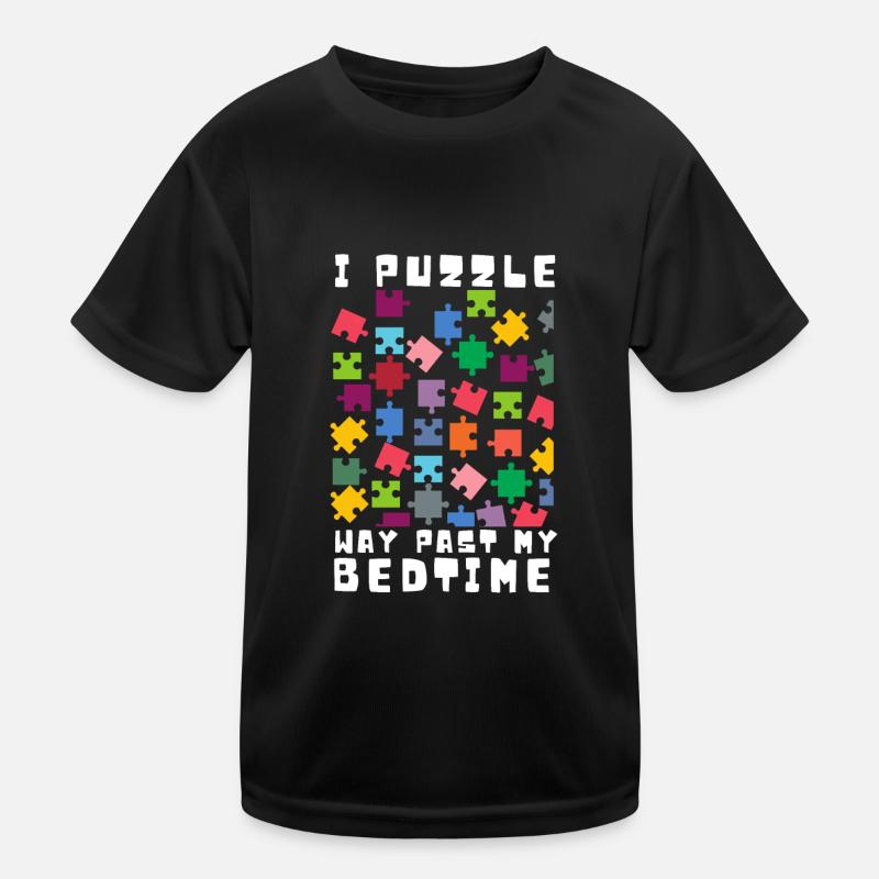 Puzzle Queen - Je passe devant mon heure de coucher T-shirt sport Enfant