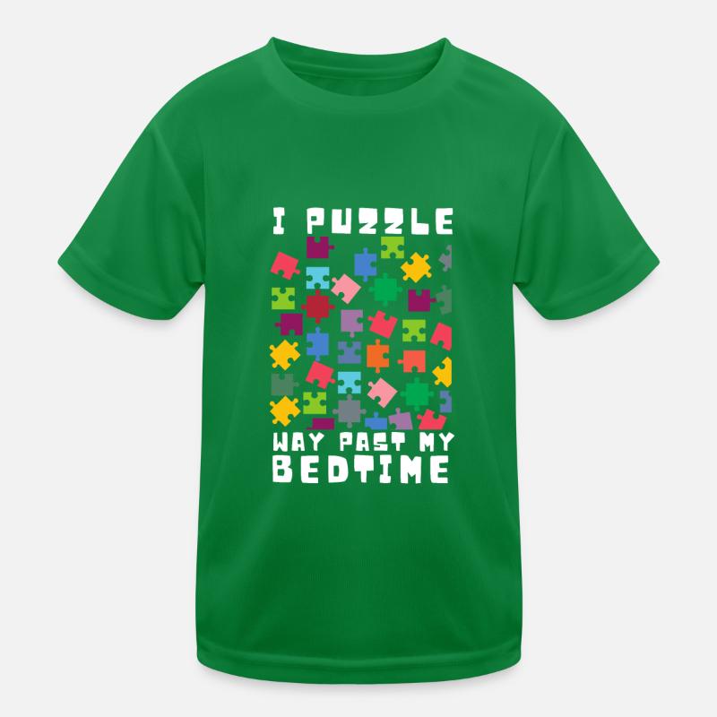 Puzzle Queen - Je passe devant mon heure de coucher T-shirt sport Enfant