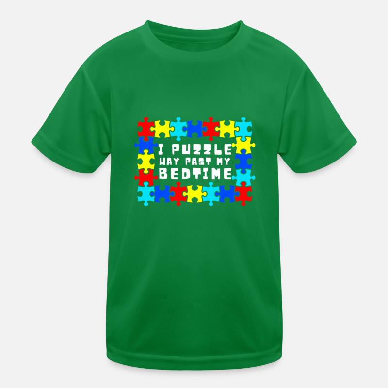 Puzzle Queen - Je passe devant mon heure de coucher T-shirt sport Enfant
