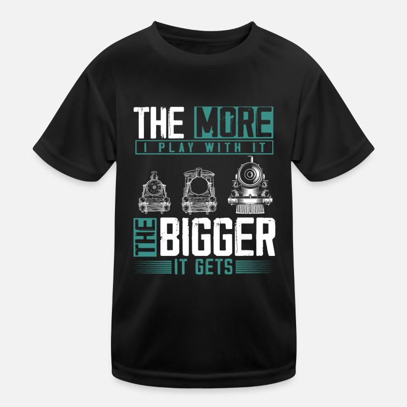 Steam locomotive, railway engineer, train engineer Kids Functional T-Shirt