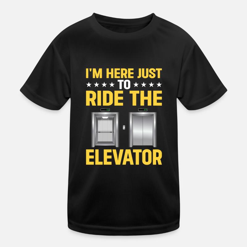 Elevator driver Kids Functional T-Shirt