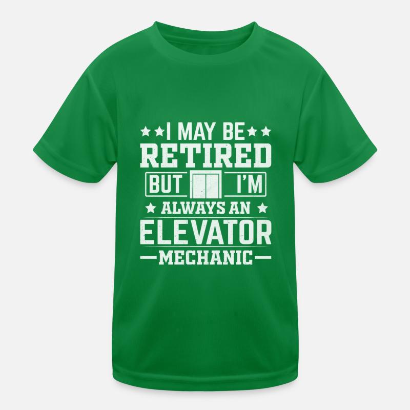 Elevator pension Kids Functional T-Shirt