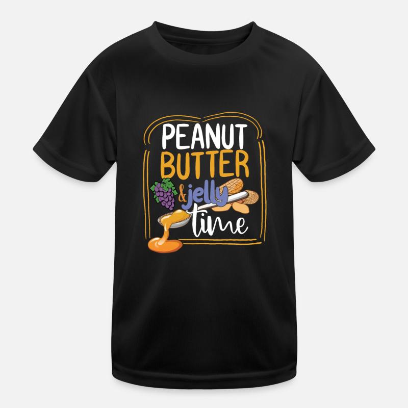 Temps de gelée de beurre de cacahuète T-shirt sport Enfant