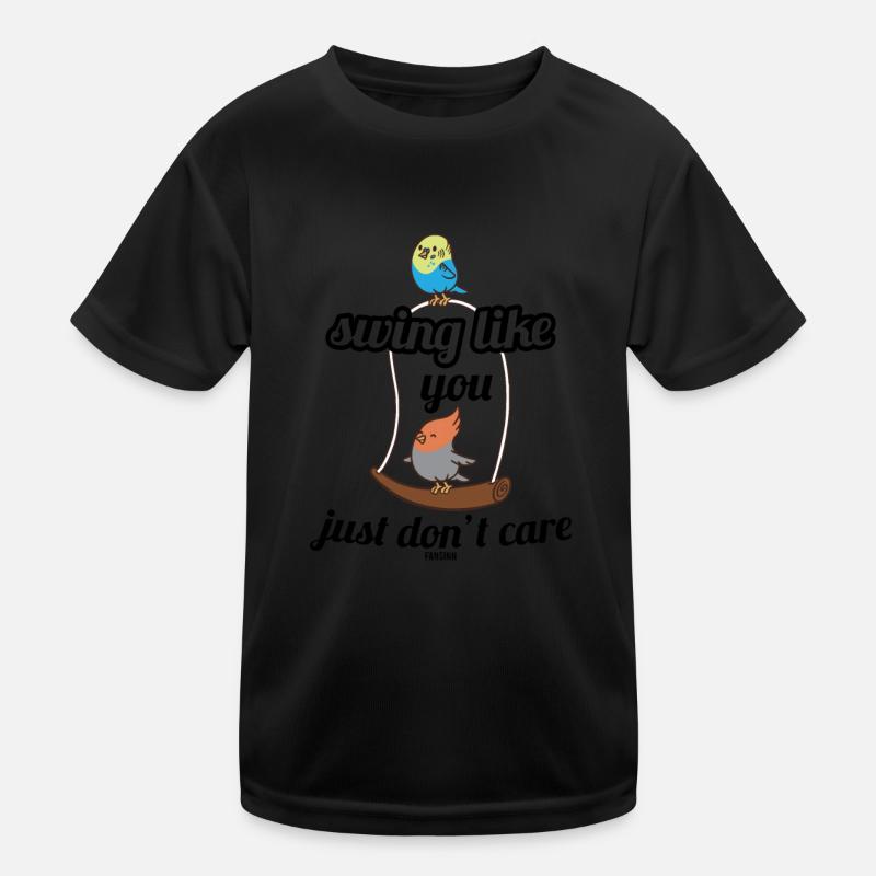 Vogelschaukel Vogelkäfig Kinder Kinder Funktions-T-Shirt