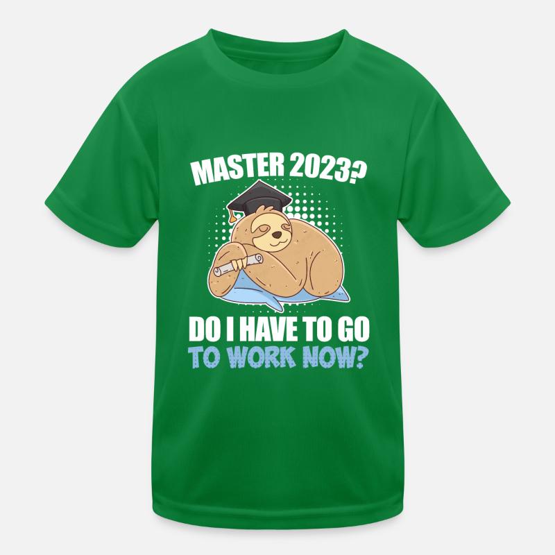 Master Degree 2023 from Bet-Chiller to Master Kids Functional T-Shirt