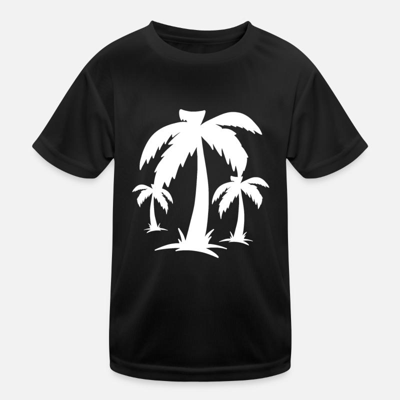 Palmen Palms Kinder Funktions-T-Shirt