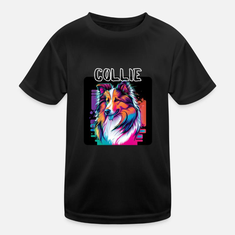 Style graffiti - Cooler Collie 3 T-shirt sport Enfant