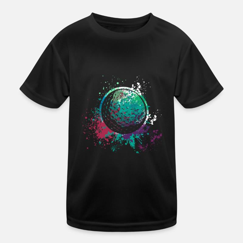 Splash Art Golf Balle de golf T-shirt sport Enfant