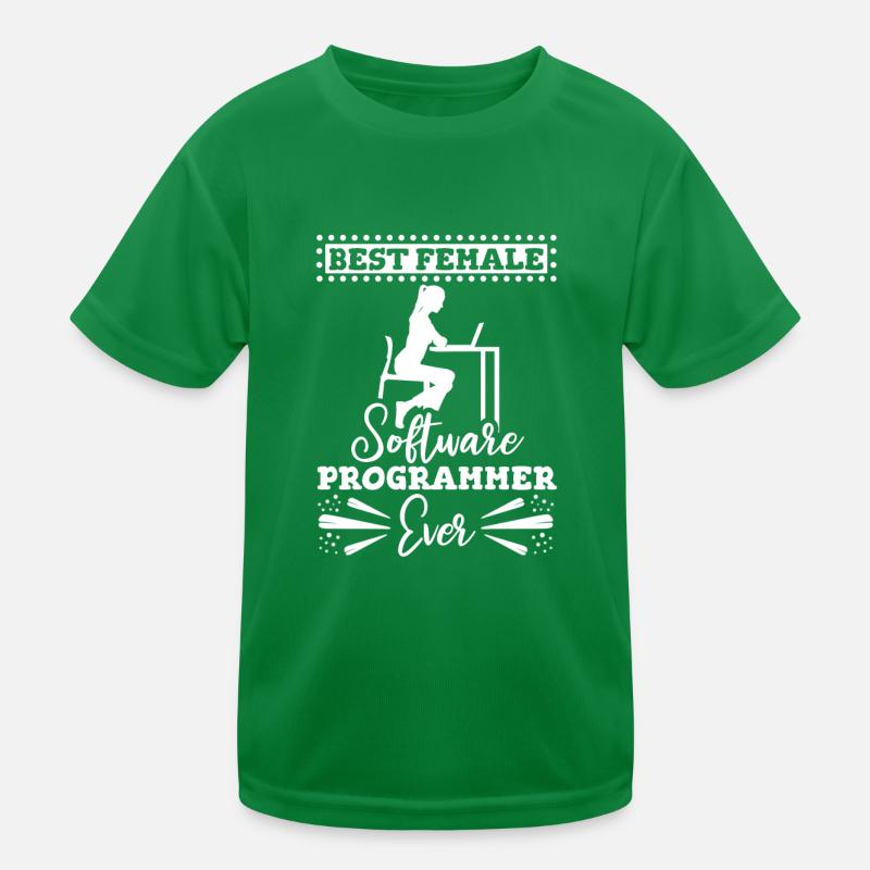 Développeur Coder Programmeur Femme T-shirt sport Enfant