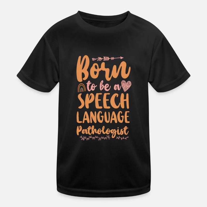 Speech Therapist Therapy Assistant Kinder Funktions-T-Shirt