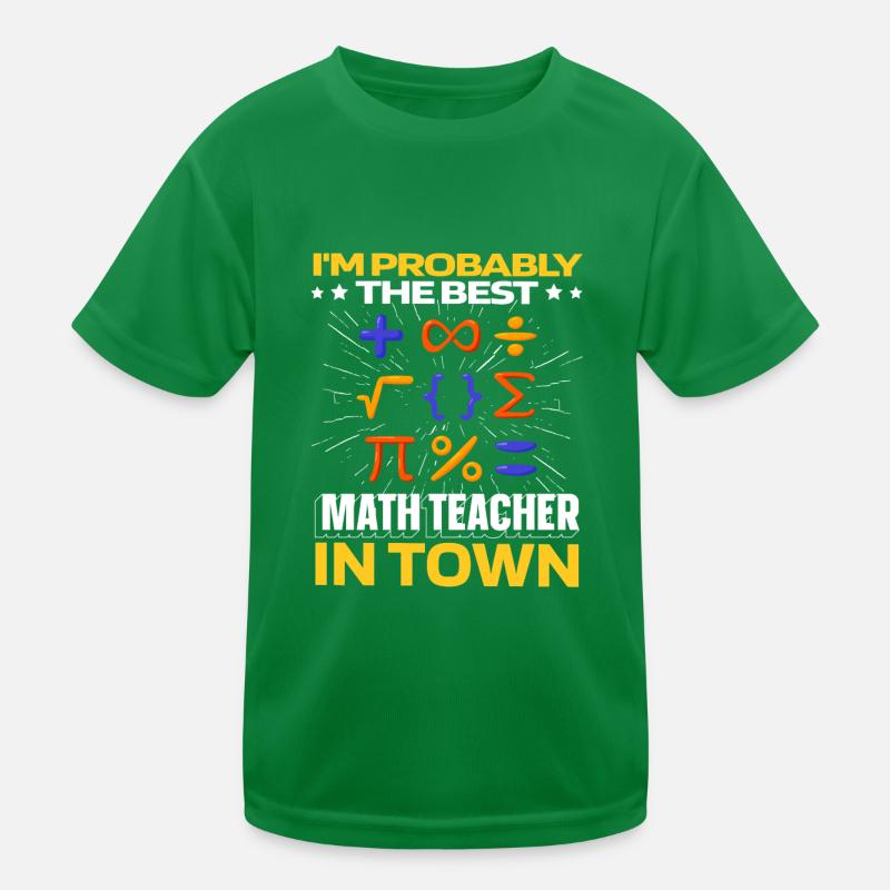 Math Math Funny Kids Functional T-Shirt
