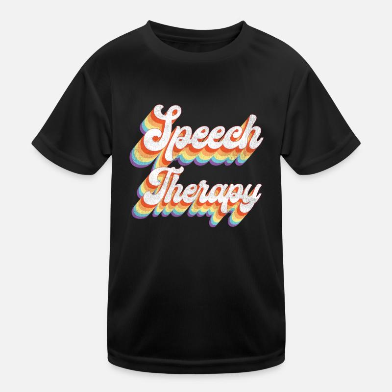 Speech Therapist Therapy Assistant Kinder Funktions-T-Shirt