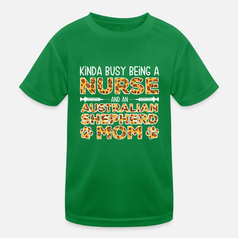Schwesterhund Mutter - Australischer Schäferhund Kinder Funktions-T-Shirt