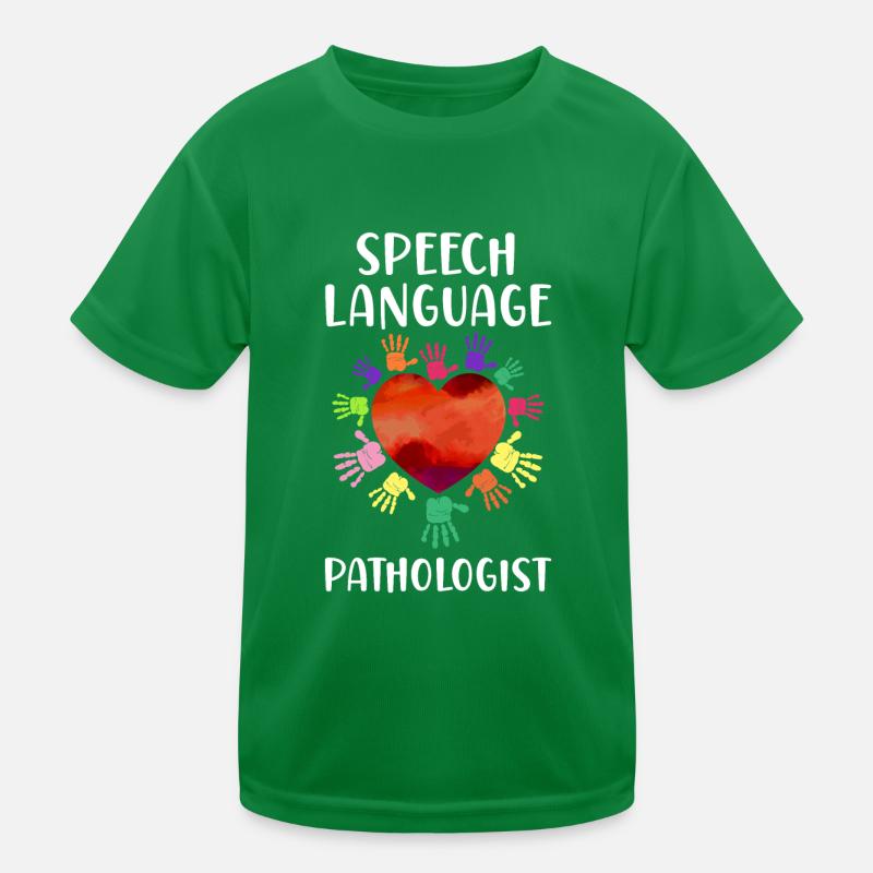 Speech Therapist Therapy Assistant Kinder Funktions-T-Shirt