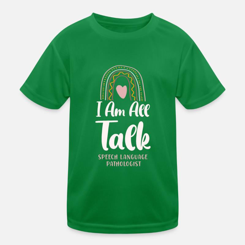 Speech Therapist Therapy Assistant Kinder Funktions-T-Shirt