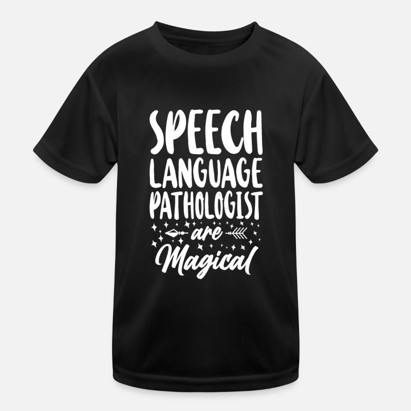 Speech Therapist Therapy Assistant Kinder Funktions-T-Shirt