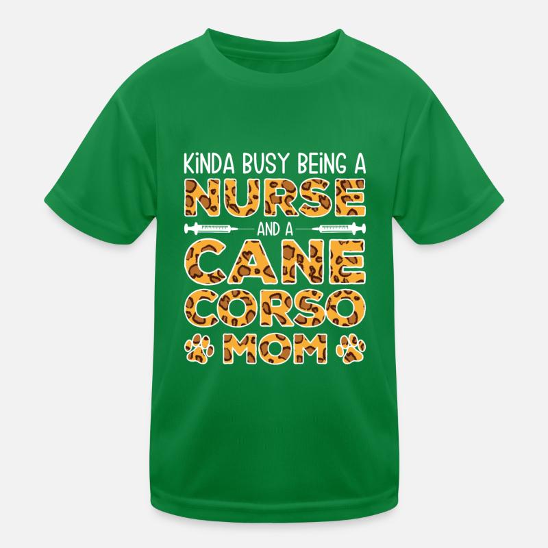 Nourrice Chiens Mère - Cane Corso T-shirt sport Enfant
