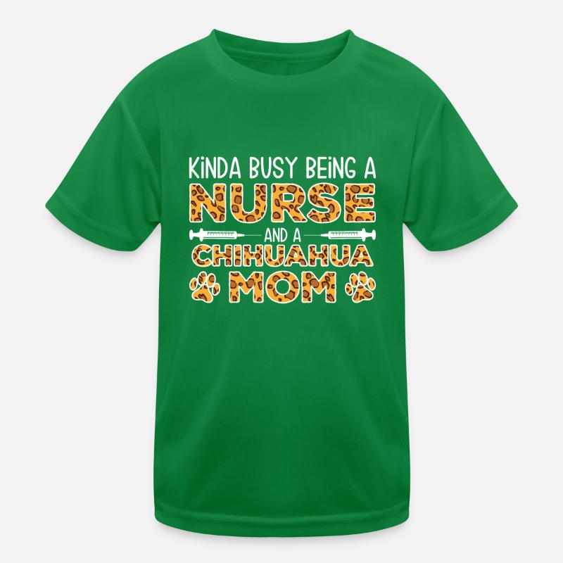 Krankenschwester-Hundemutter - Chihuahua Kinder Funktions-T-Shirt