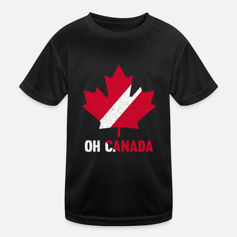 Oh Canada Kids Functional T-Shirt