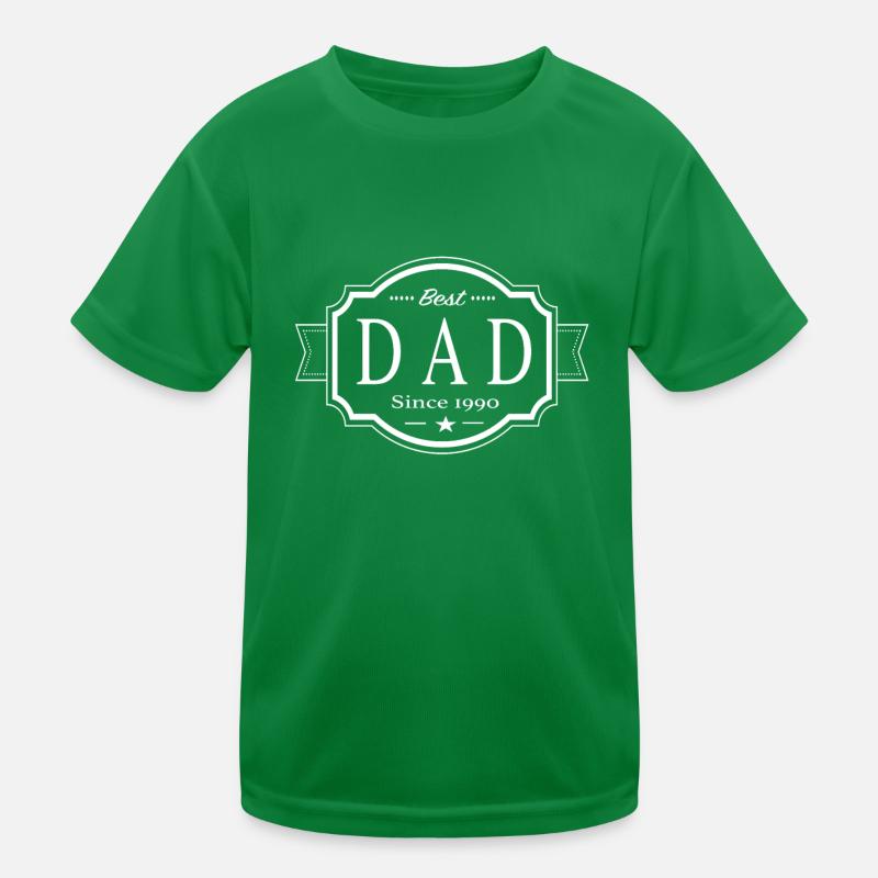 Bester Papa Seit 1990 Kinder Funktions-T-Shirt
