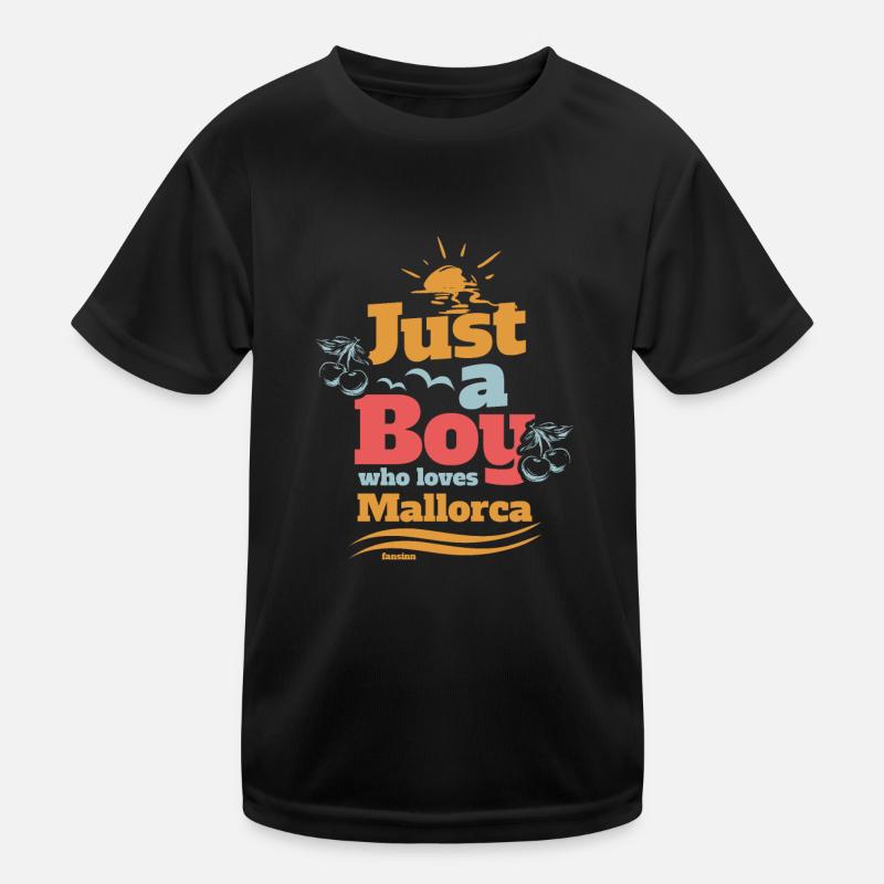 Nur ein Junge der Mallorca liebt Kinder Funktions-T-Shirt