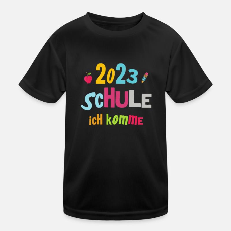 Schulkind 2023 Mädchen Einschulung Erstklässler Kinder Funktions-T-Shirt