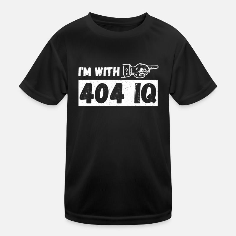 I'm with Stupid 404 Error Programmer Coding Kids Functional T-Shirt