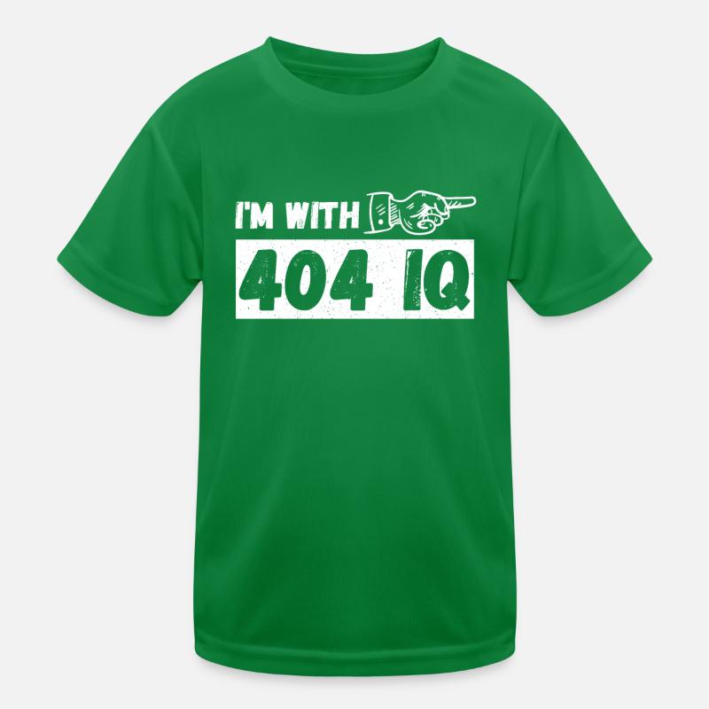 I'm with Stupid 404 Error Programmer Coding Kinder Funktions-T-Shirt