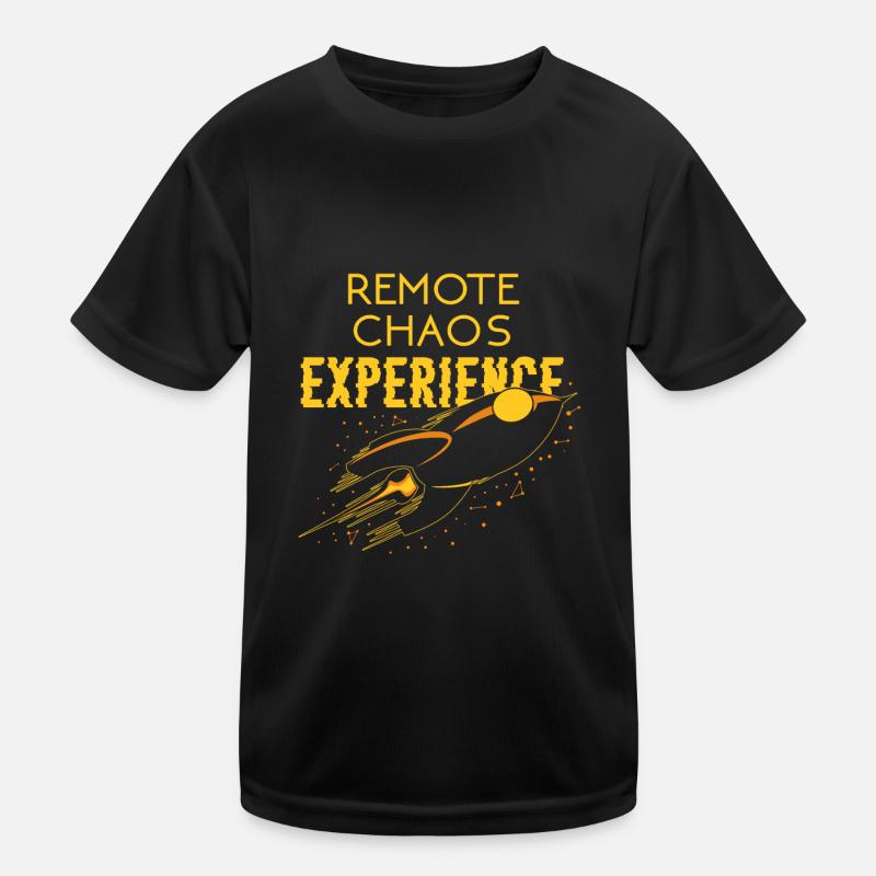 Remote Chaos Experience - Kids Functional T-Shirt - black