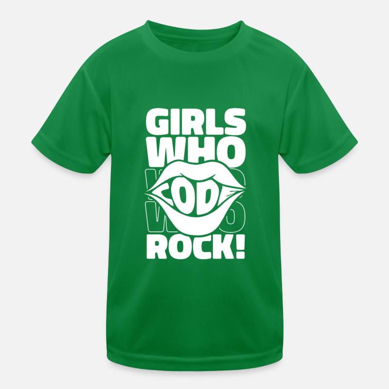 Développeur Coder Programmeur Girl T-shirt sport Enfant
